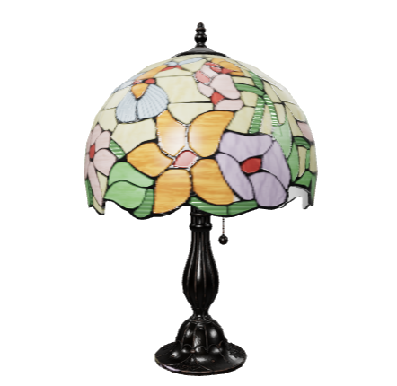 3D Model Image of a Tiffany-Style Lamp